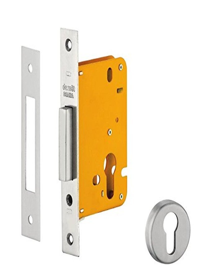 Dorset Mortise Dead Lock [ML112SS] - 50 mm Mortise Lock Body for Home and Office Doors | (Silver Satin Finish)